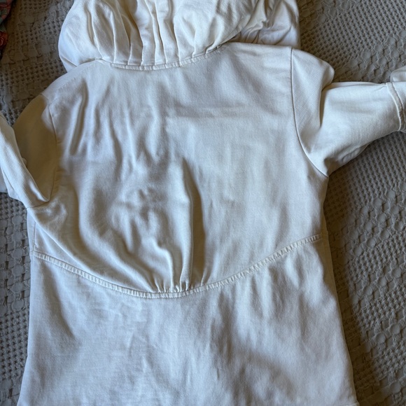 White Zip-Up Hoodie - prairie underground - Picture 6 of 8